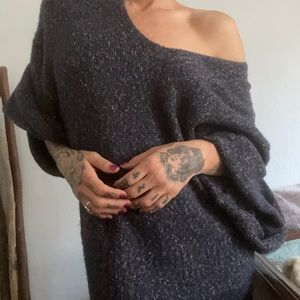 BCBG sweater dress/oversized sweater top